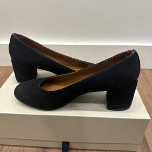 Margaux The Heel 2.5in Black Suede Size 36M